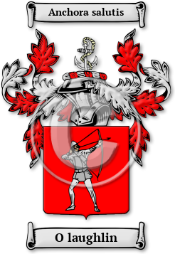O laughlin Family Crest Download (jpg) Legacy Series - 150 DPI